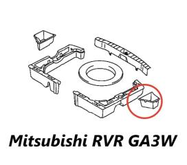 Запчасть ящик багажника левый Mitsubishi RVR 2010
