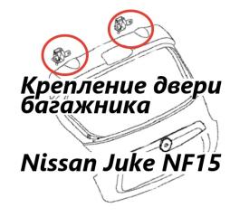 Петля двери багажника Nissan Juke 2012