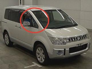 Запчасть форточка кузова передняя правая Mitsubishi Delica D:5 2007