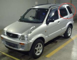 Стекло собачника левое Toyota Cami 1999