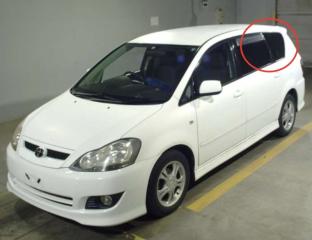 Фото запчасти стекло собачника левое Toyota Ipsum 2005 контрактная запчасть Запчасть стекло собачника левое Toyota Ipsum 2005