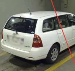 Задняя часть кузова Toyota Corolla Fielder 2006