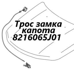 Трос замка капота Suzuki Escudo 2011