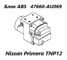 Запчасть блок abs Nissan Primera 2001