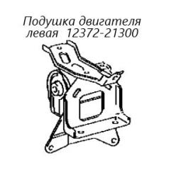 Запчасть подушка двигателя левая Toyota Ractis 2014
