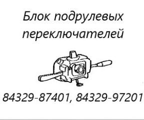 Блок подрулевых переключателей Toyota Cami 2002 контрактная Блок подрулевых переключателей Toyota Cami 2002