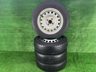 Комплект из 4-х Колесо зимнее R14 / 155 / 80 Dunlop WinterMaxx SV01 4x100 штамп. (б/у)