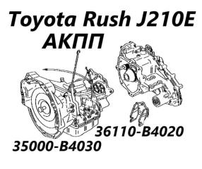 АКПП Toyota Rush 2012