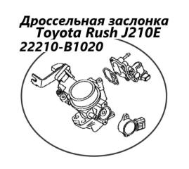 Запчасть дроссельная заслонка Toyota Rush 2014