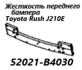 Запчасть жесткость бампера передний Toyota Rush 2012