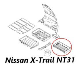 Ящик багажника Nissan X-Trail 2012 контрактная Ящик багажника Nissan X-Trail 2012