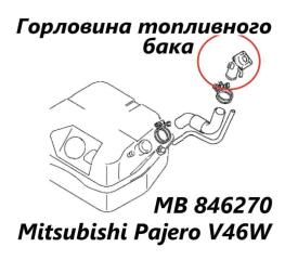 Горловина топливного бака Mitsubishi Pajero 1995