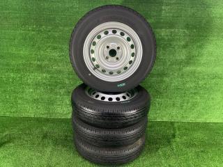 Комплект из 4-х Колесо летнее R14 / 155 / 80 Bridgestone V600 4x100 штамп. 24ET (б/у)