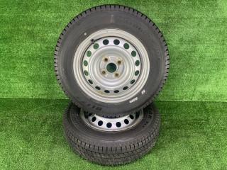 Комплект из 2-х Колесо зимнее R14 / 155 / 80 Bridgestone Blizzak VL1 4x100 штамп. 19ET (б/у)
