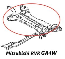 Запчасть балка под двс Mitsubishi RVR 2013