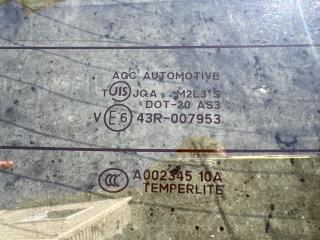 Стекло задней двери заднее MITSUBISHI OUTLANDER GF7W, GF8W, GG2W 2 ракурс