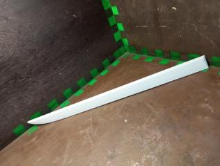 Запчасть молдинг двери передний левый OPEL Corsa D 2007