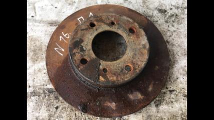 Диск тормозной передний вентилируемый Nissan Almera 2000-2006 Б/У Диск тормозной передний вентилируемый Nissan Almera 2000-2006