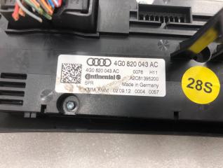 Блок управления климат-контролем A6 2012 4G2 CHV