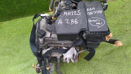 Двигатель SUZUKI WAGON R MH21S K6A VVTI 2 ракурс