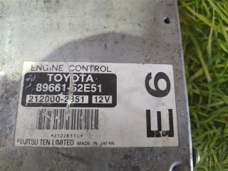 Блок efi TOYOTA SIENTA NCP81 1NZ-FE 89661-52E51 2 ракурс