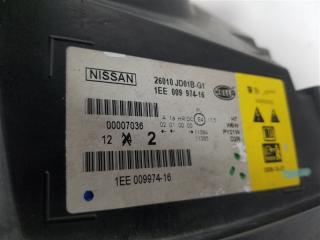 Фара правая передняя NISSAN DUALIS KNJ10 MR20 26010JD01B 3 ракурс
