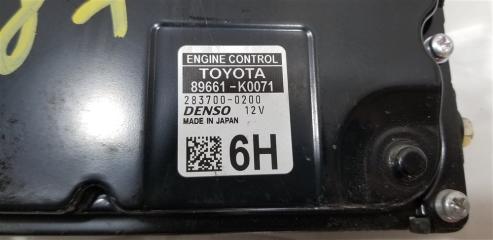 Блок управления efi TOYOTA YARIS MXPH10 M15A- FXE 89661K0071 5 ракурс