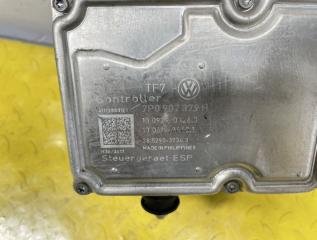 Блок abs Volkswagen Touareg 7P CGRA 7P0614517H 2 ракурс