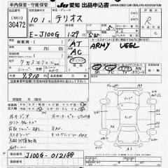 Ручка переключения автомата DAIHATSU TERIOS J100G HCEJ 33550-87402-03 5 ракурс