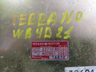 Блок управления efi NISSAN TERRANO WBYD21 TD27T 23710-80G60 3 ракурс