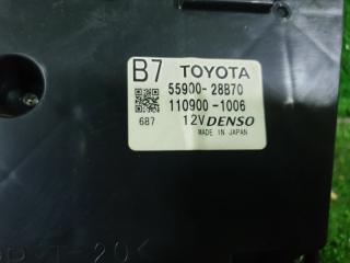 Блок управления климат-контролем TOYOTA ESTIMA ACR50W 2AZFE 55900-28B70 4 ракурс