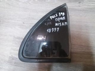 Стекло двери заднее правое Nissan Pulsar 1997