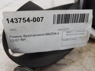 Ремень безопасности Mazda 6 GJ8A57L30A10 GG, передний правый