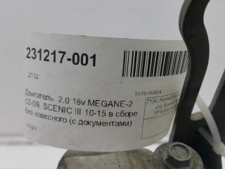 Двигатель Renault Megane 2003 7701474414 F4R 770 2.0