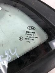 Стекло кузовное "форточка" Kia Ceed 2012- 87810A2000, заднее левое