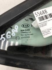 Стекло кузовное "форточка" Kia Ceed 2012- 86180A2000, переднее левое