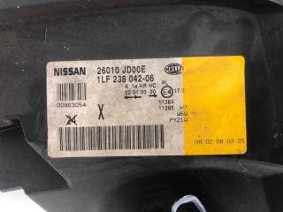 Фара Nissan Qashqai 2008 26010JD00A J10E 1.6 HR16DE, правая