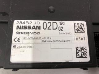 Блок комфорта Nissan Qashqai 2007 284B2JD02D J10E 2.0 MR20DE