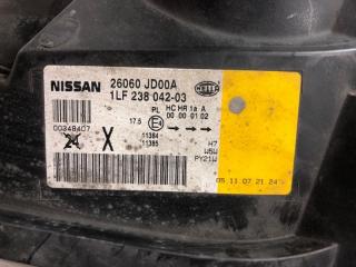 Фара Nissan Qashqai 2007 26060JD00A J10E 1.6, левая