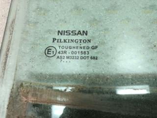 Стекло двери Nissan Note 2008 823009U000 ХЭТЧБЕК 1.4, заднее правое