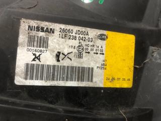 Фара Nissan Qashqai 2007 26060JD00A ВНЕДОРОЖНИК 1.6, левая