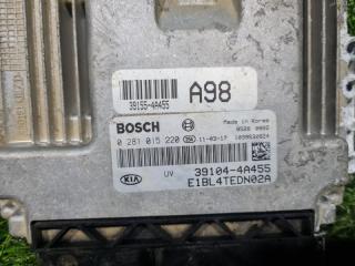 Блок управления двс KIA SORENTO BL D4CB 391044A455 3 ракурс
