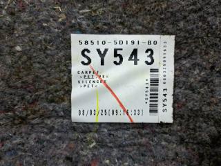 Ковер пола TOYOTA VITZ KSP90 58510-5D190 5 ракурс