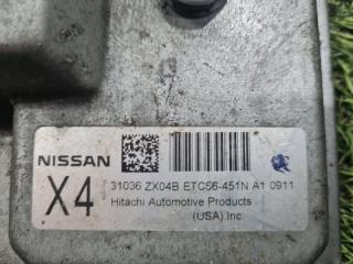 Блок управления автоматом NISSAN ALTIMA L32 QR25DE 31036ZX04B 3 ракурс