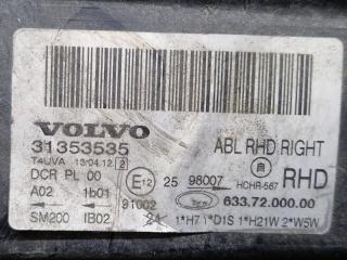 Фара правая передняя VOLVO V70 BW 31353535 4 ракурс
