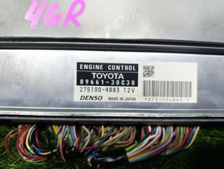 Блок управления efi TOYOTA CROWN GRS180 4GR-FSE 89661-30C30 2 ракурс