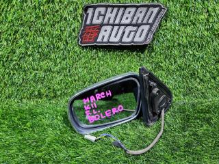 Запчасть зеркало бокового вида левое NISSAN MARCH