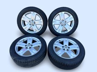 Комплект из 4-х Колесо летнее R18 / 235 / 55 DUNLOP Dunlop Grandtrek PT3 5x114.3 штамп. 45ET (б/у)