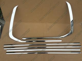 Молдинги на окна Toyota Land Cruiser 2007-2021