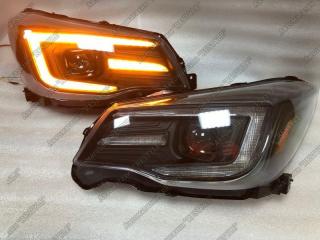 Запчасть фары передние subaru forester 2013-2017